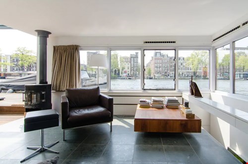 Design woonboot in Amsterdam